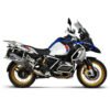 BMW R 1250 GS SLIP ON-HOMOLOGATED TITANIUM MATT GREY - Image 3
