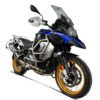 BMW R 1250 GS SLIP ON-HOMOLOGATED TITANIUM MATT GREY - Image 2