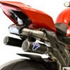 DUCATI PANIGALE V4 - STREETFIGHTER V4 BLACK TWIN SILENCERS TITANIUM WSBK - BLACK TITANIUM