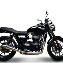 TRIUMPH STREET TWIN COMPLETE SYSTEM STAINLESS